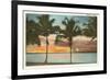 Sunset, Palm Trees, Florida-null-Framed Premium Giclee Print