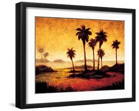 Sunset Palms I-Gregory Williams-Framed Art Print