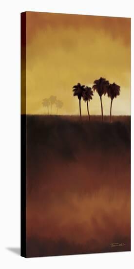 Sunset Palms II-Tandi Venter-Stretched Canvas