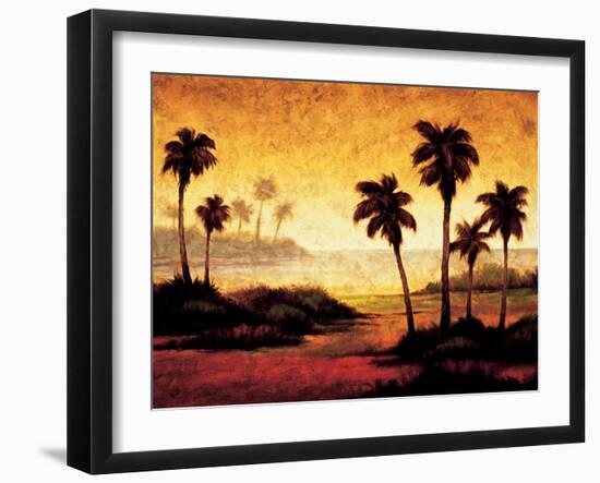 Sunset Palms II-Gregory Williams-Framed Art Print