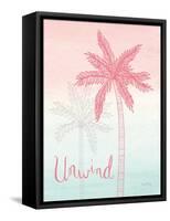 Sunset Palms III-Elyse DeNeige-Framed Stretched Canvas
