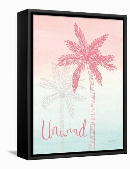 Sunset Palms III-Elyse DeNeige-Framed Stretched Canvas