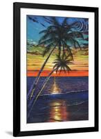 Sunset Palms-Scott Westmoreland-Framed Art Print