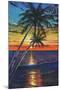 Sunset Palms-Scott Westmoreland-Mounted Art Print