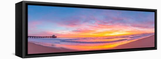 sunset pano--2-Jeff Poe-Framed Stretched Canvas