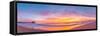 sunset pano--2-Jeff Poe-Framed Stretched Canvas