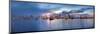 Sunset Panorama Harbor-Nish Nalbandian-Mounted Art Print