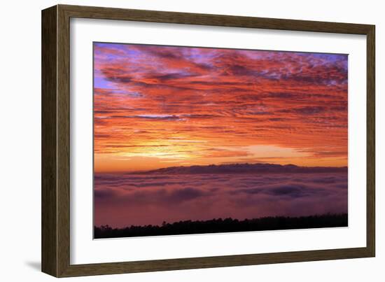 Sunset, Parque Nacional Del Teide, Tenerife, Canary Islands, 2007-Peter Thompson-Framed Photographic Print