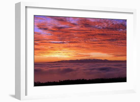 Sunset, Parque Nacional Del Teide, Tenerife, Canary Islands, 2007-Peter Thompson-Framed Photographic Print