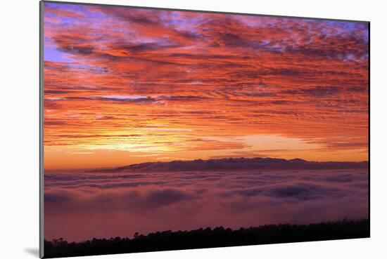 Sunset, Parque Nacional Del Teide, Tenerife, Canary Islands, 2007-Peter Thompson-Mounted Photographic Print