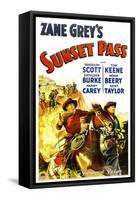 Sunset Pass, 1933-null-Framed Stretched Canvas