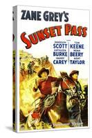 Sunset Pass, 1933-null-Stretched Canvas