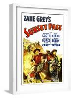 Sunset Pass, 1933-null-Framed Art Print