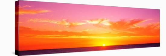 Sunset Perth Australia-null-Stretched Canvas