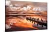 Sunset Pier-Marco Carmassi-Stretched Canvas