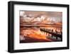 Sunset Pier-Marco Carmassi-Framed Photographic Print