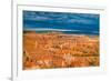 Sunset Point View, Bryce Canyon National Park, Utah, Wasatch Limestone Pinnacles and Sunset Clouds-Tom Till-Framed Photographic Print