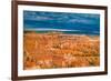 Sunset Point View, Bryce Canyon National Park, Utah, Wasatch Limestone Pinnacles and Sunset Clouds-Tom Till-Framed Photographic Print