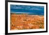 Sunset Point View, Bryce Canyon National Park, Utah, Wasatch Limestone Pinnacles and Sunset Clouds-Tom Till-Framed Photographic Print