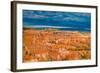 Sunset Point View, Bryce Canyon National Park, Utah, Wasatch Limestone Pinnacles and Sunset Clouds-Tom Till-Framed Photographic Print