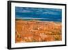 Sunset Point View, Bryce Canyon National Park, Utah, Wasatch Limestone Pinnacles and Sunset Clouds-Tom Till-Framed Photographic Print