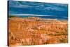 Sunset Point View, Bryce Canyon National Park, Utah, Wasatch Limestone Pinnacles and Sunset Clouds-Tom Till-Stretched Canvas