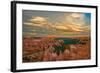 Sunset Point View, Bryce Canyon National Park, Utah, Wasatch Limestone Pinnacles-Tom Till-Framed Photographic Print