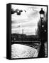 Sunset - Pont des Arts - Paris - France-Philippe Hugonnard-Framed Stretched Canvas