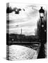 Sunset - Pont des Arts - Paris - France-Philippe Hugonnard-Stretched Canvas
