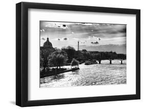 Sunset - Pont des Arts - Paris - France-Philippe Hugonnard-Framed Photographic Print