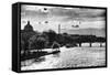 Sunset - Pont des Arts - Paris - France-Philippe Hugonnard-Framed Stretched Canvas