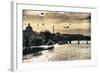 Sunset - Pont des Arts - Paris - France-Philippe Hugonnard-Framed Photographic Print