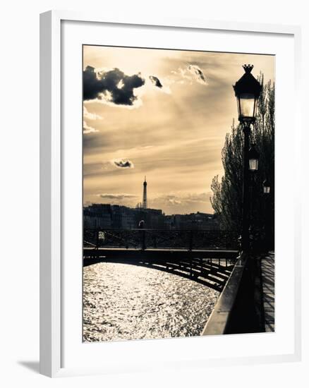 Sunset - Pont des Arts - Paris - France-Philippe Hugonnard-Framed Photographic Print