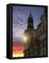 Sunset, Prague, Czech Republic, Europe-Angelo Cavalli-Framed Stretched Canvas