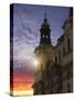 Sunset, Prague, Czech Republic, Europe-Angelo Cavalli-Stretched Canvas