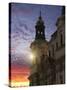 Sunset, Prague, Czech Republic, Europe-Angelo Cavalli-Stretched Canvas