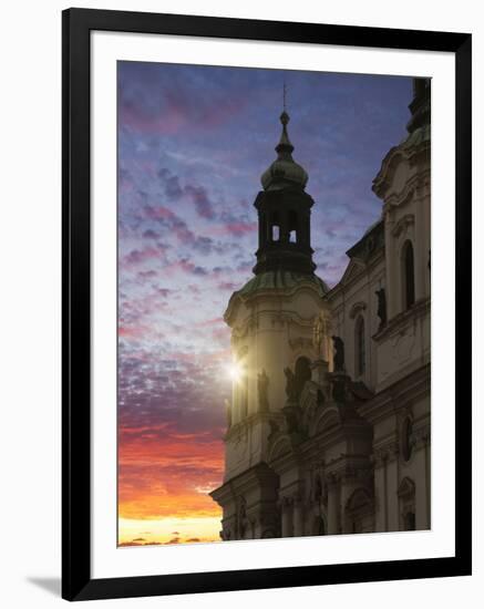 Sunset, Prague, Czech Republic, Europe-Angelo Cavalli-Framed Photographic Print