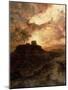 Sunset, Pueblo Del Walpe, Arizona, 1880-Thomas Moran-Mounted Giclee Print