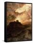 Sunset, Pueblo Del Walpe, Arizona, 1880-Thomas Moran-Framed Stretched Canvas