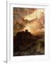 Sunset, Pueblo Del Walpe, Arizona, 1880-Thomas Moran-Framed Giclee Print