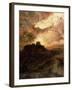 Sunset, Pueblo Del Walpe, Arizona, 1880-Thomas Moran-Framed Giclee Print