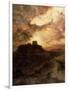 Sunset, Pueblo Del Walpe, Arizona, 1880-Thomas Moran-Framed Giclee Print