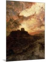 Sunset, Pueblo Del Walpe, Arizona, 1880-Thomas Moran-Mounted Giclee Print