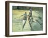 Sunset Raft-Timothy Easton-Framed Giclee Print