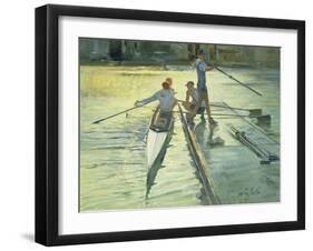 Sunset Raft-Timothy Easton-Framed Giclee Print