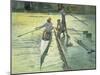 Sunset Raft-Timothy Easton-Mounted Giclee Print