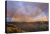 Sunset Rainbow, Waimea Canyon, Kauai, Hawaii-Paul Souders-Stretched Canvas
