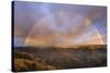 Sunset Rainbow, Waimea Canyon, Kauai, Hawaii-Paul Souders-Stretched Canvas