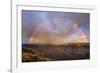 Sunset Rainbow, Waimea Canyon, Kauai, Hawaii-Paul Souders-Framed Photographic Print