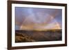 Sunset Rainbow, Waimea Canyon, Kauai, Hawaii-Paul Souders-Framed Photographic Print